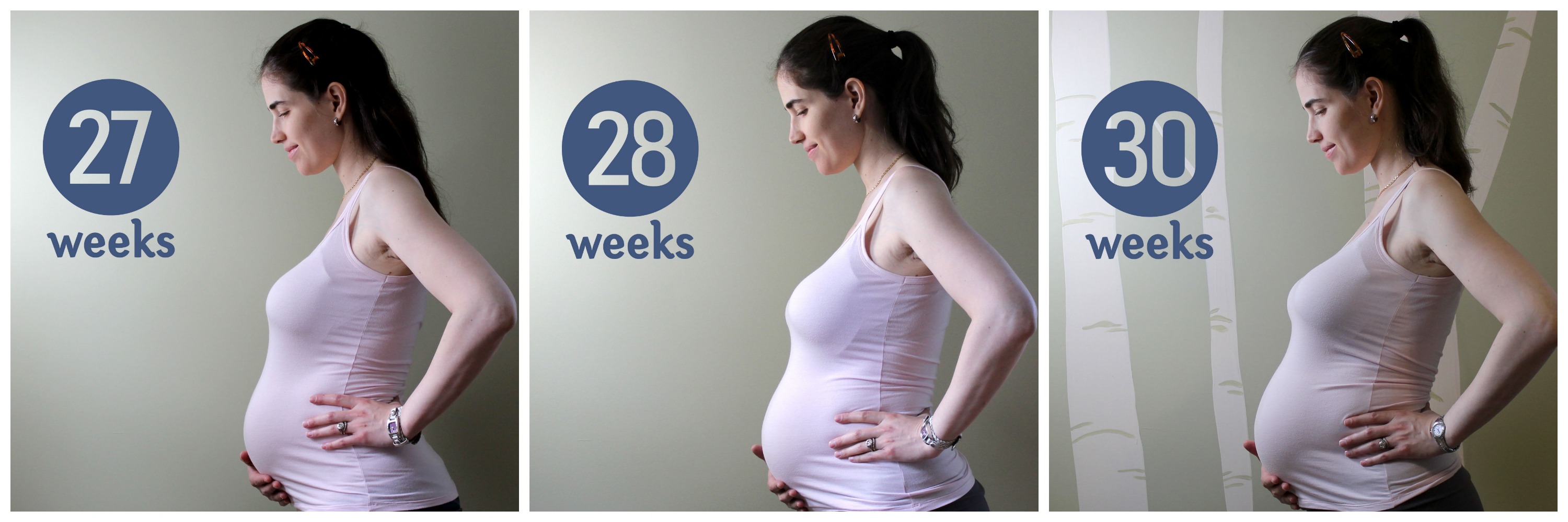 Pregnancy Update And Belly Pic Weeks 27 30
