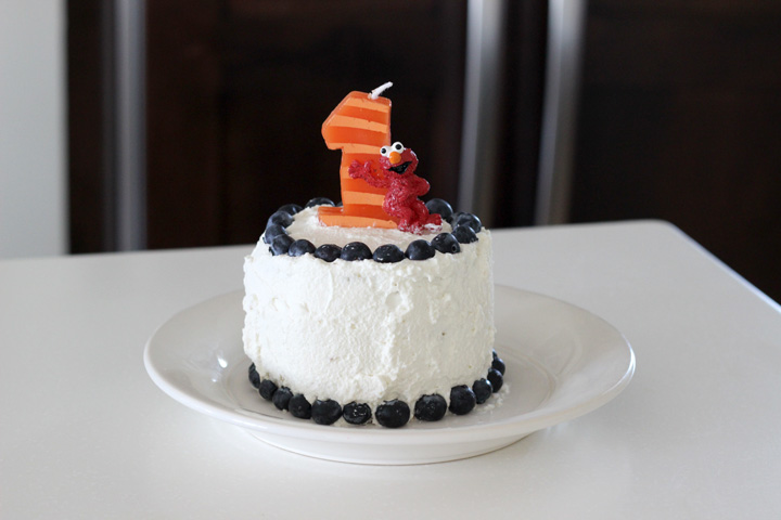1st birthday cake ~ ElephantEats.com