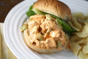"Buffalo" Chicken Salad Sandwiches ~ ElephantEats.com