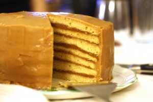 Butterscotch Cake ~ ElephantEats.com