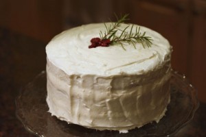 Gingerbread Layer Cake with Cream Cheese Frosting ~ ElephantEats.com