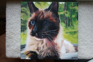 Custom Cat Portrait "Beata" ~ by ElephantEats.com