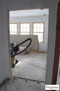 Living Room Windows Progress2 ~ ElephantEats.com